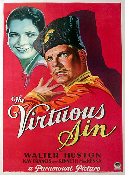 坚贞的罪孽 The Virtuous Sin (1930)