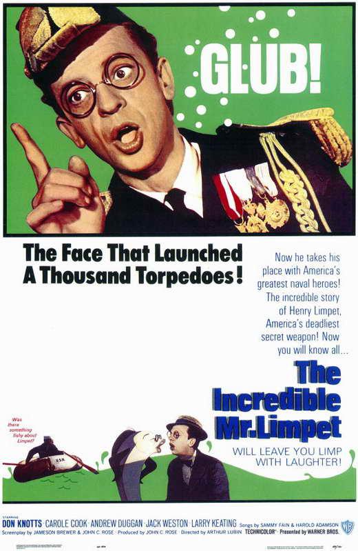 奇妙英雄 The Incredible Mr. Limpet (1964)