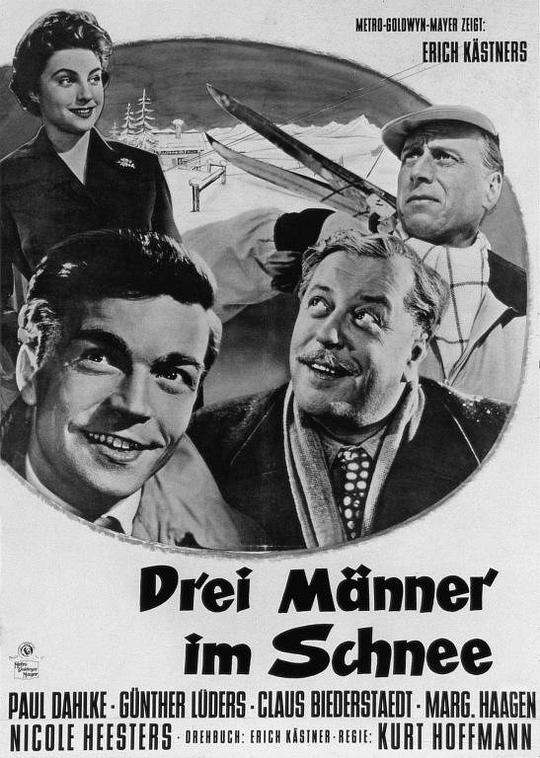 雪中三男 Drei Männer im Schnee (1955)