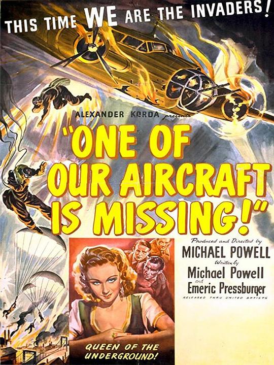 失去的战机 One of Our Aircraft Is Missing (1942)