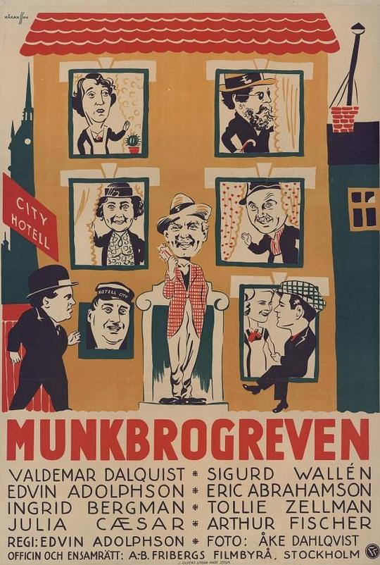 门克布洛的伯爵 Munkbrogreven (1935)