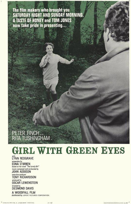 碧水情瞳 Girl with Green Eyes (1964)