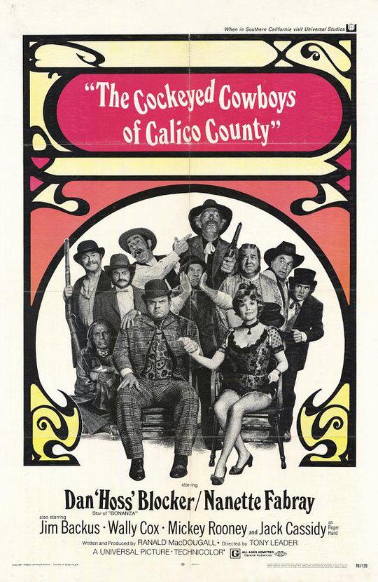 邮寄新娘 Cockeyed Cowboys of Calico County (1970)