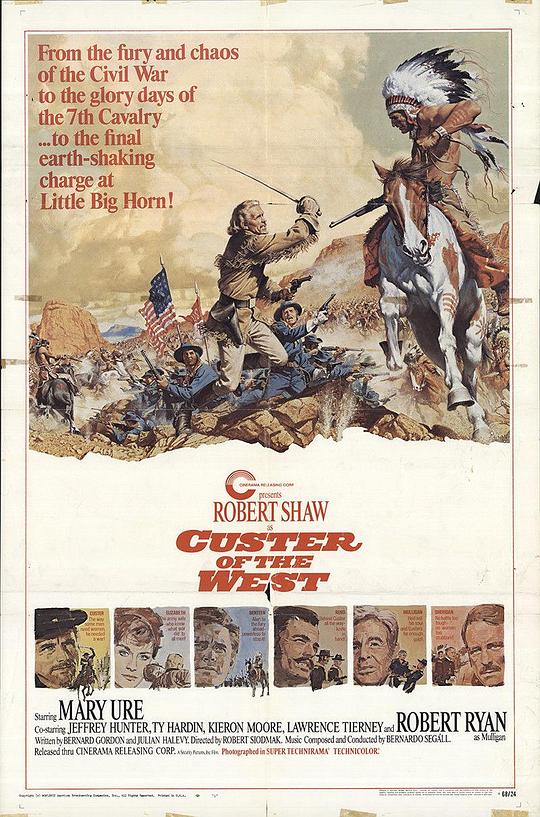 卡斯特将军 Custer of the West (1967)