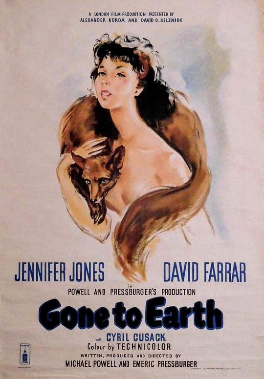 谪仙记 Gone to Earth (1950)