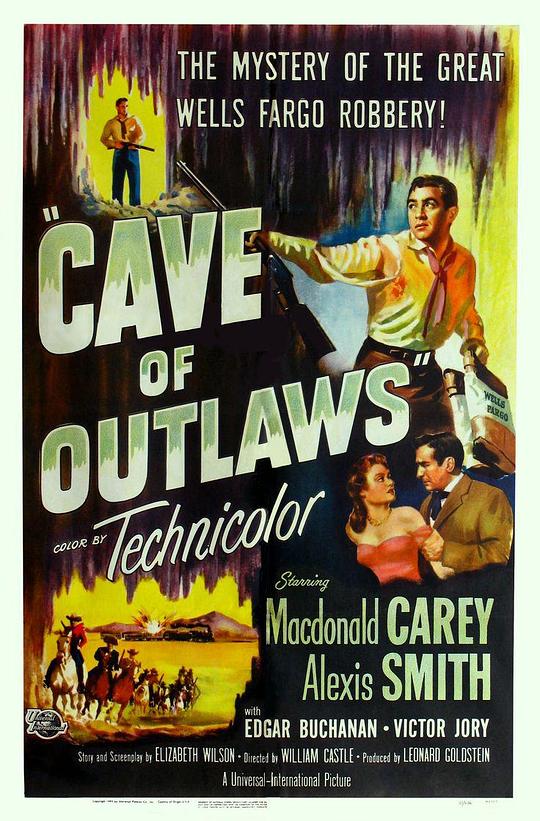 危岩喋血 Cave of Outlaws (1951)