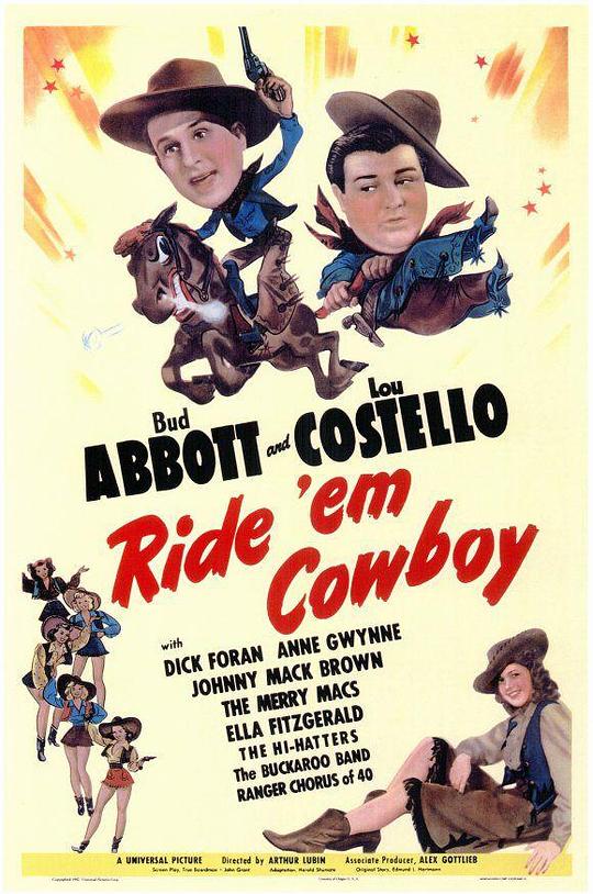 录音室 Ride 'Em Cowboy (1942)