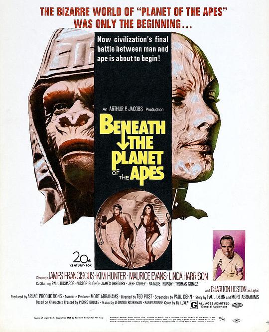 失陷猩球 Beneath the Planet of the Apes (1970)