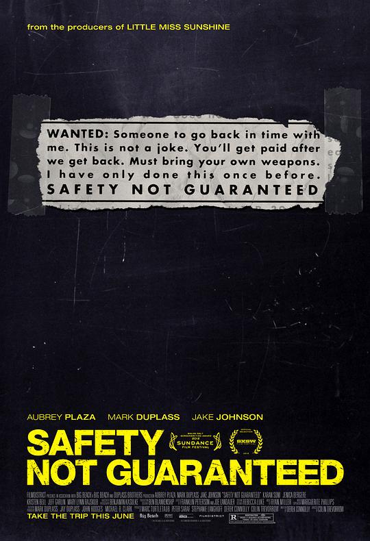 安全没有保障 Safety Not Guaranteed (2012)