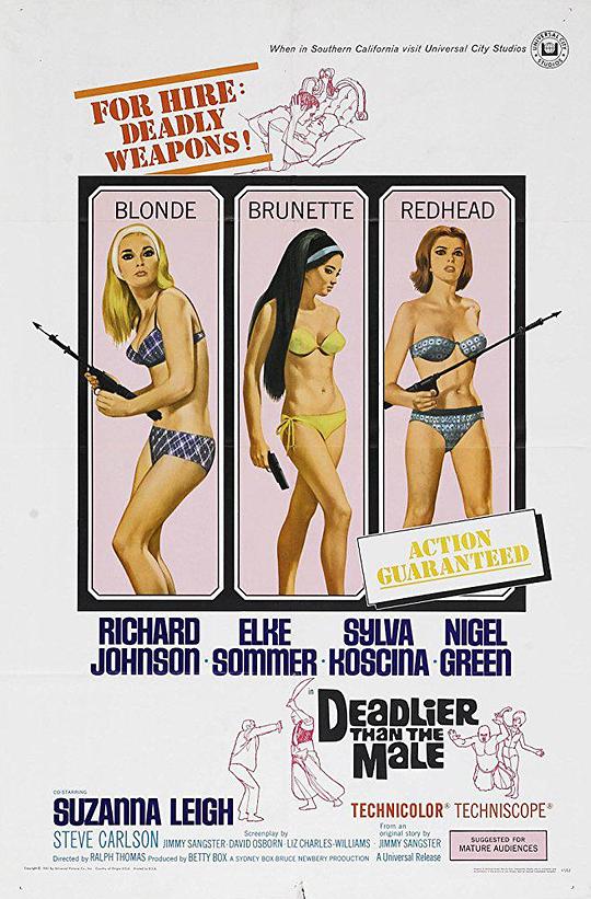 女人比男人更凶残 Deadlier Than the Male (1967)