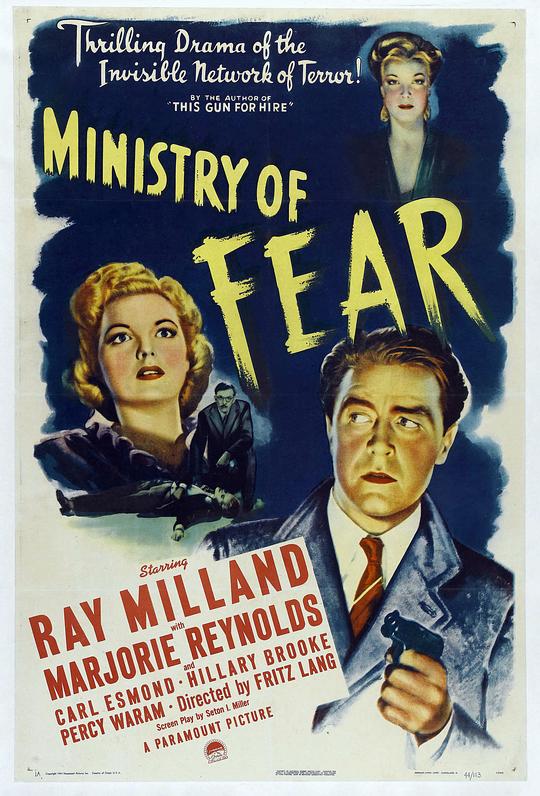 恐怖内阁 Ministry of Fear (1944)