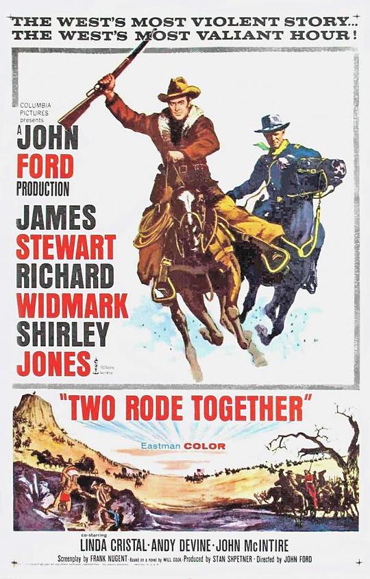 马上双雄 Two Rode Together (1961)