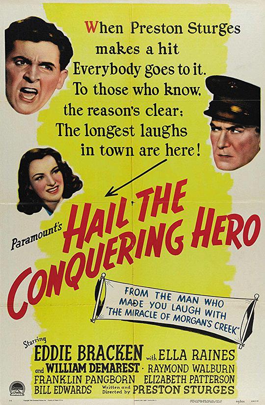 战时丈夫 Hail the Conquering Hero (1944)