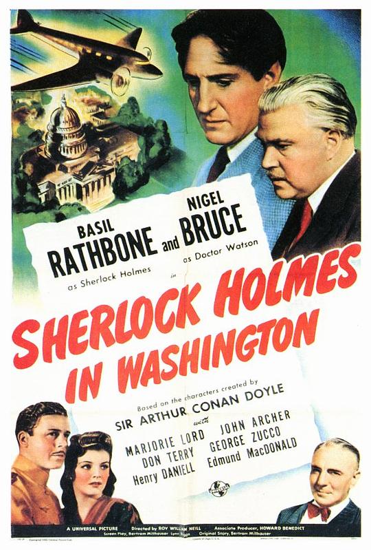 福尔摩斯在华盛顿 Sherlock Holmes in Washington (1943)