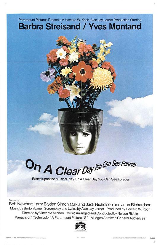 晴朗的日子里你能看见永远 On a Clear Day You Can See Forever (1970)