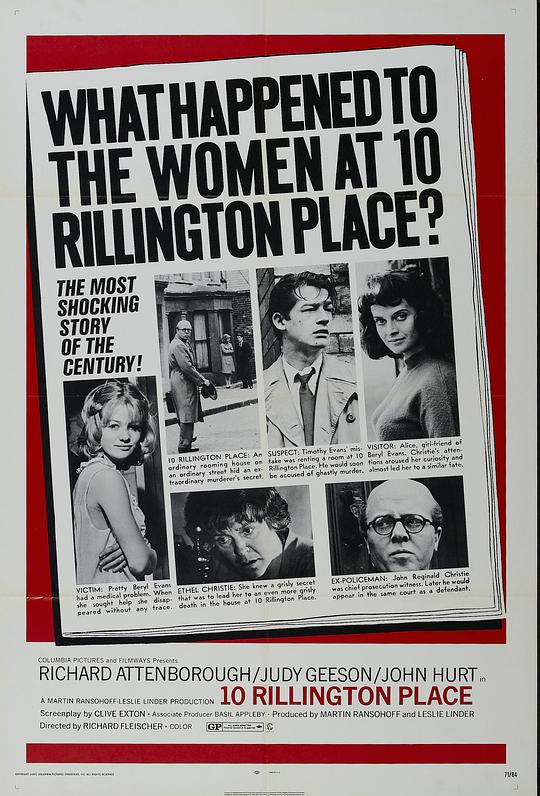 瑞灵顿街10号 10 Rillington Place (1971)