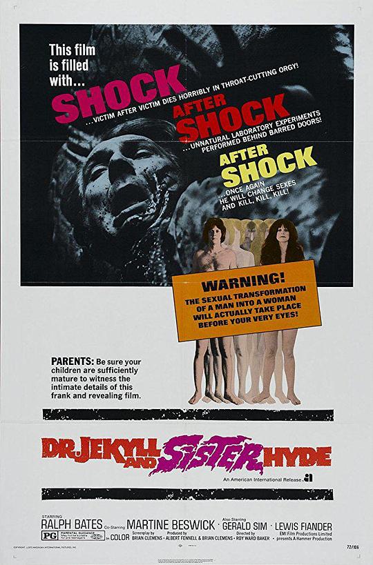 杰凯尔博士和海德妹妹 Dr Jekyll & Sister Hyde (1971)