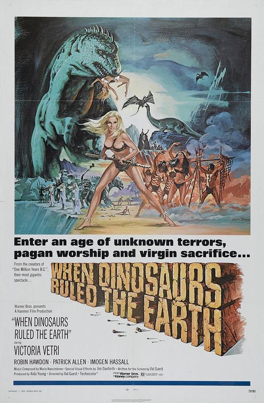 恐龙纪 When Dinosaurs Ruled the Earth (1970)