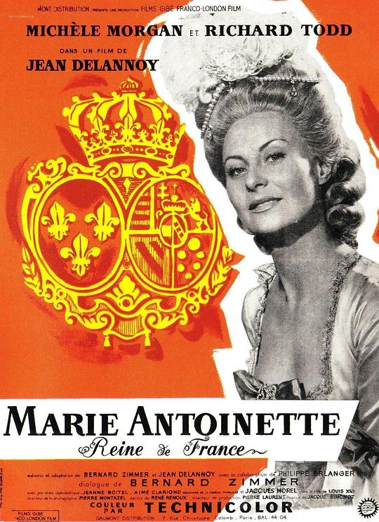 法兰西王后玛丽·安托瓦内特 Marie Antoinette reine de France (1956)