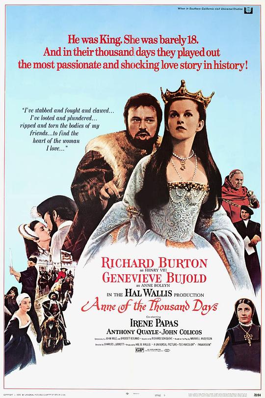 安妮的一千日 Anne of the Thousand Days (1969)