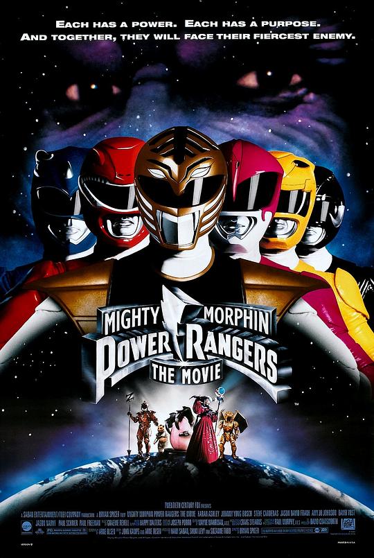 美版恐龙战队 电影版 Mighty Morphin Power Rangers: The Movie (1995)