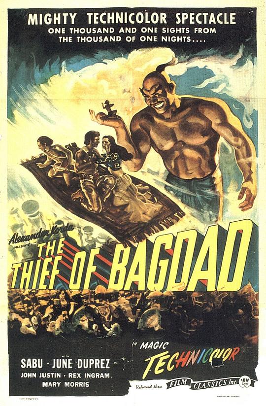 巴格达妙贼 The Thief of Bagdad (1940)