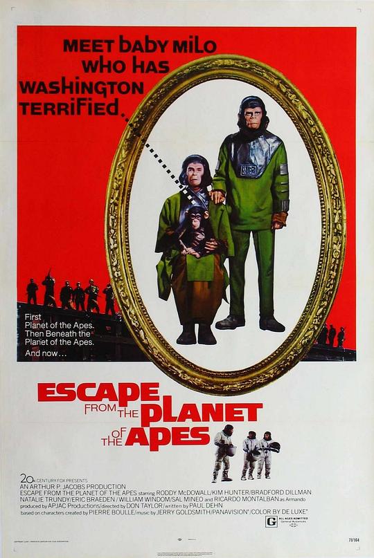 逃离猩球 Escape from the Planet of the Apes (1971)