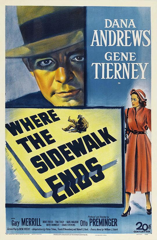 铁牛金刚 Where the Sidewalk Ends (1950)