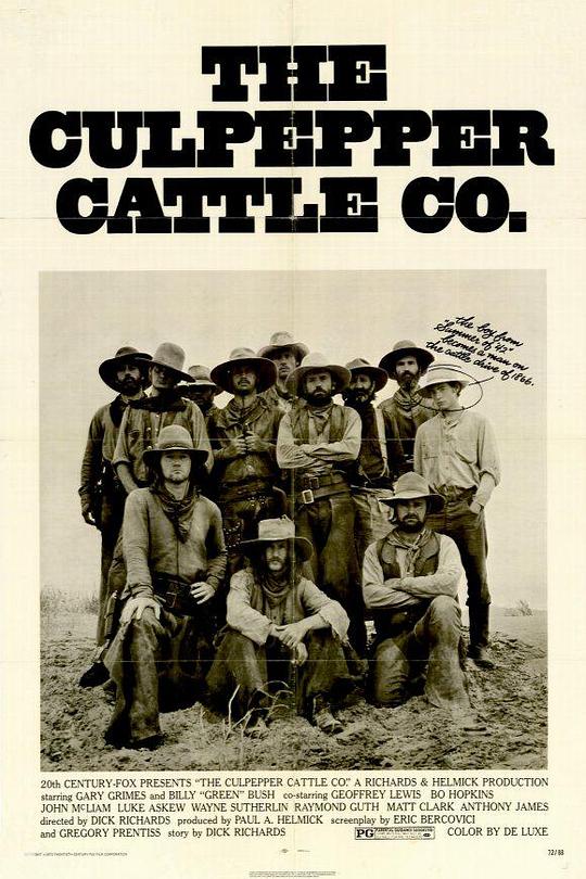 牛仔路漫漫 The Culpepper Cattle Co. (1972)