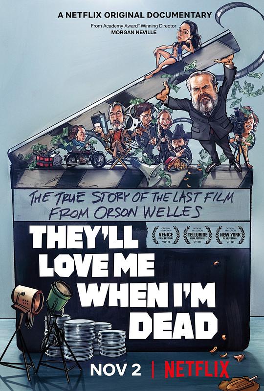 奥森·威尔斯：死后被爱 They'll Love Me When I'm Dead (2018)