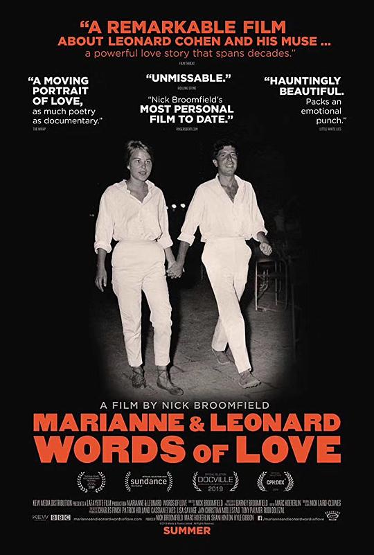 玛丽安和莱昂纳德：情话 Marianne & Leonard: Words of Love (2019)