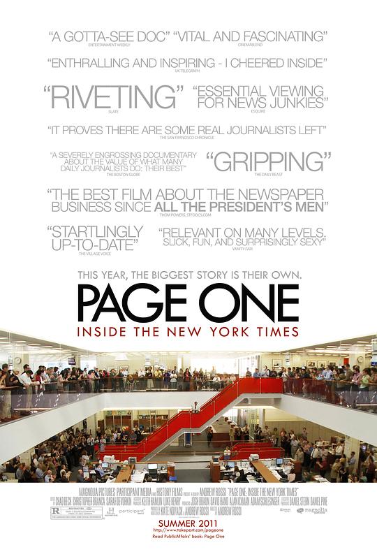 纽约时报头版内幕 Page One: Inside the New York Times (2011)