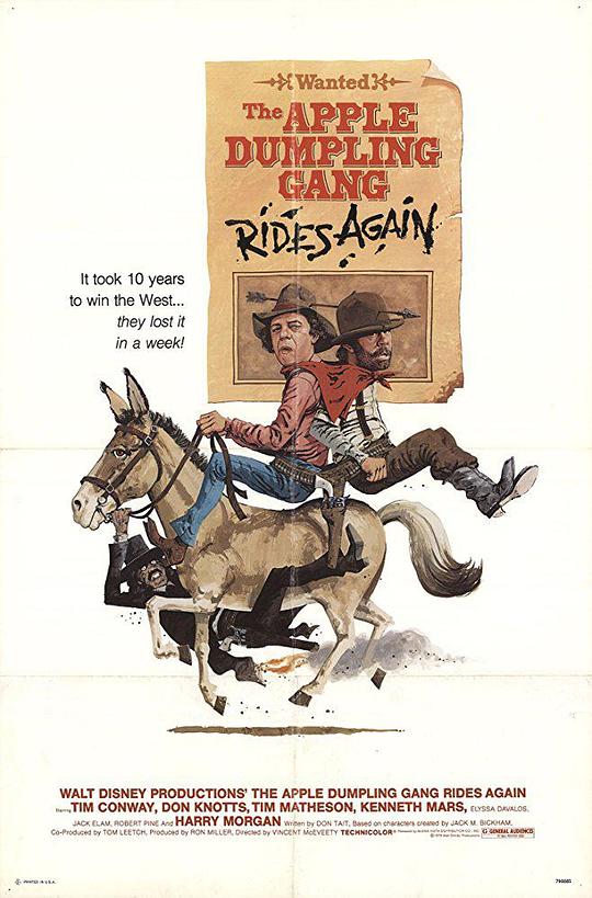 三小福闯金关续集 The Apple Dumpling Gang Rides Again (1979)