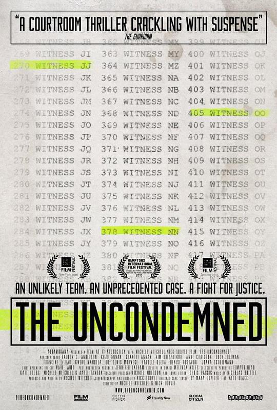 不受谴责 The Uncondemned (2015)