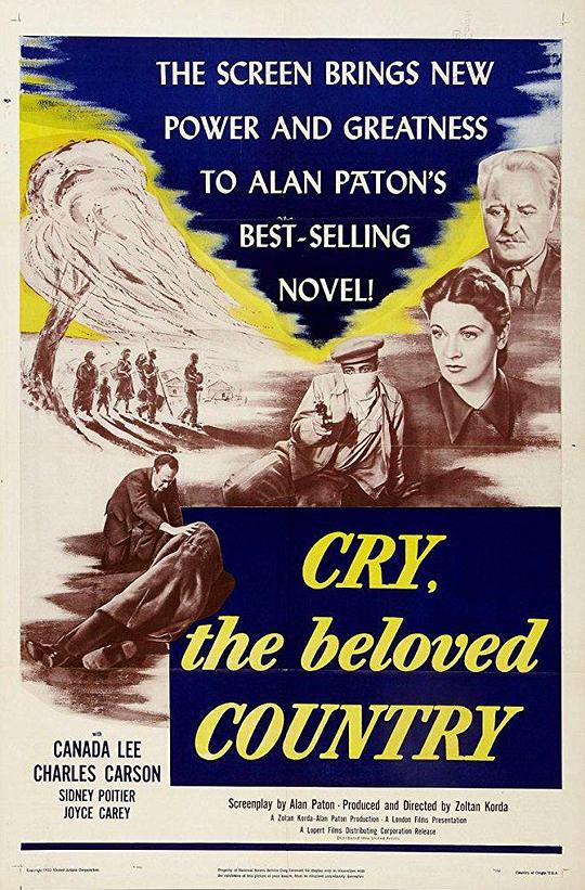 非洲的愤怒 Cry, the Beloved Country (1952)