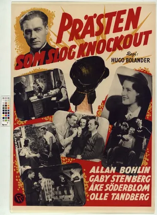 被击倒的牧师 Prästen som slog knockout (1943)