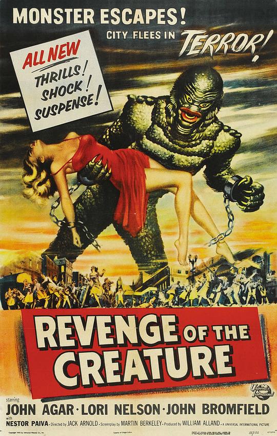 黑湖妖复仇记 Revenge of the Creature (1955)