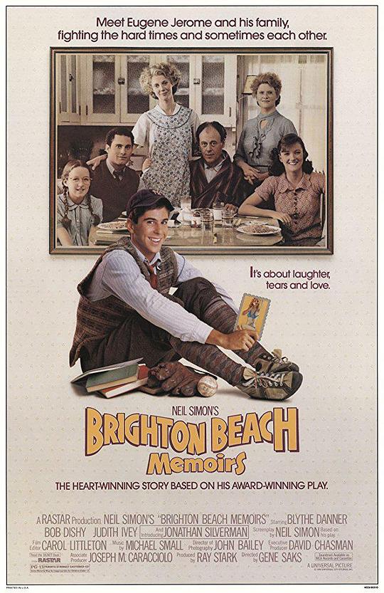 小人物日记 Brighton Beach Memoirs (1986)