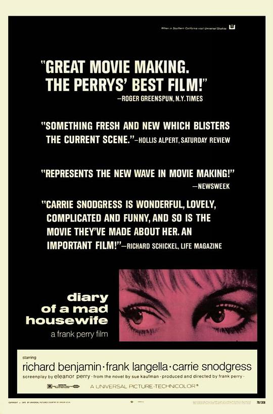 狂妇日记 Diary of a Mad Housewife (1970)