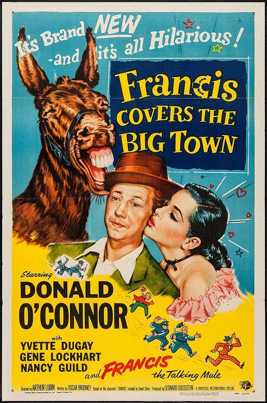 神骡大闹纽约城 Francis Covers the Big Town (1953)