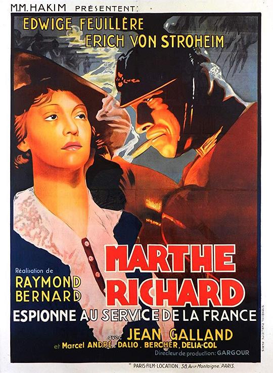 Marthe Richard au service de la France  (1937)