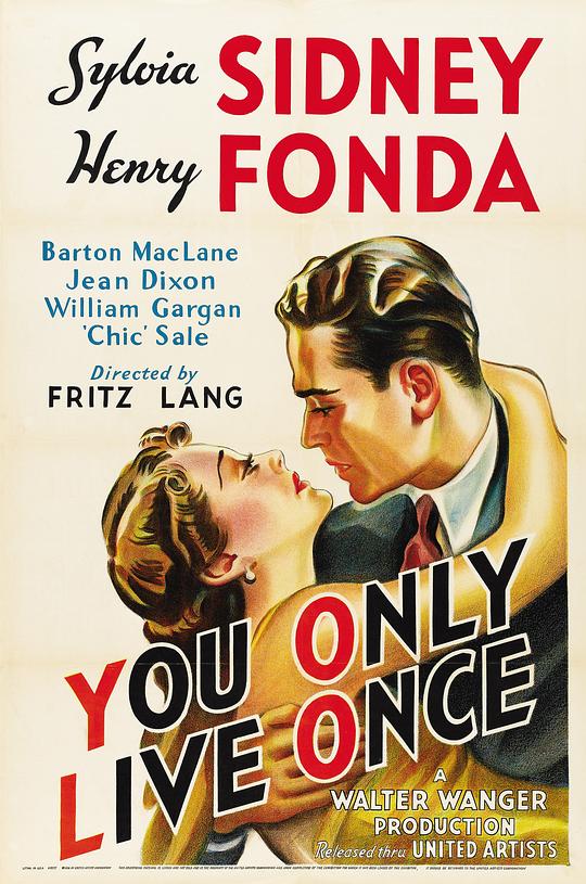 你只活一次 You Only Live Once (1937)