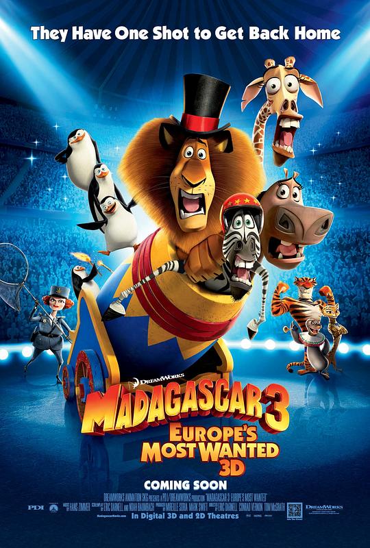 马达加斯加3 Madagascar 3: Europe's Most Wanted (2012)