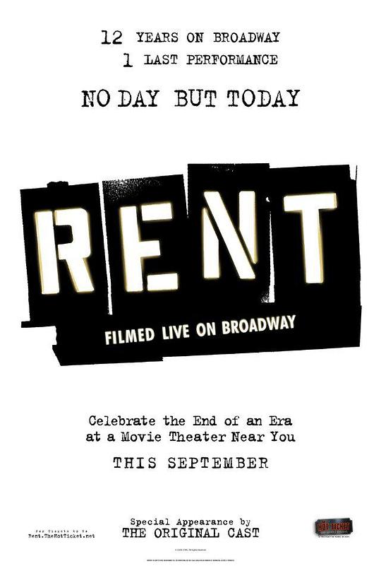 吉屋出租：百老汇剧场版 Rent: Filmed Live on Broadway (2008)