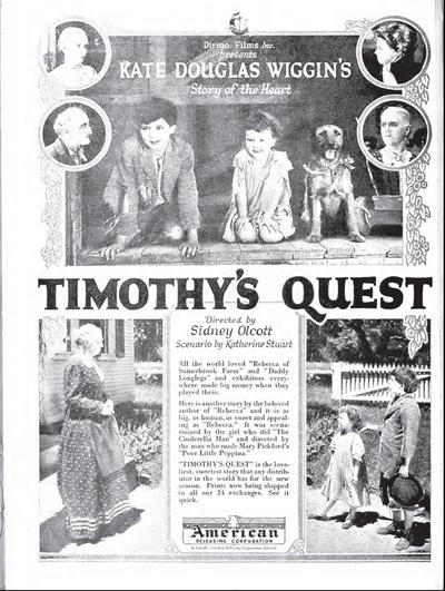 Timothy's Quest  (1922)