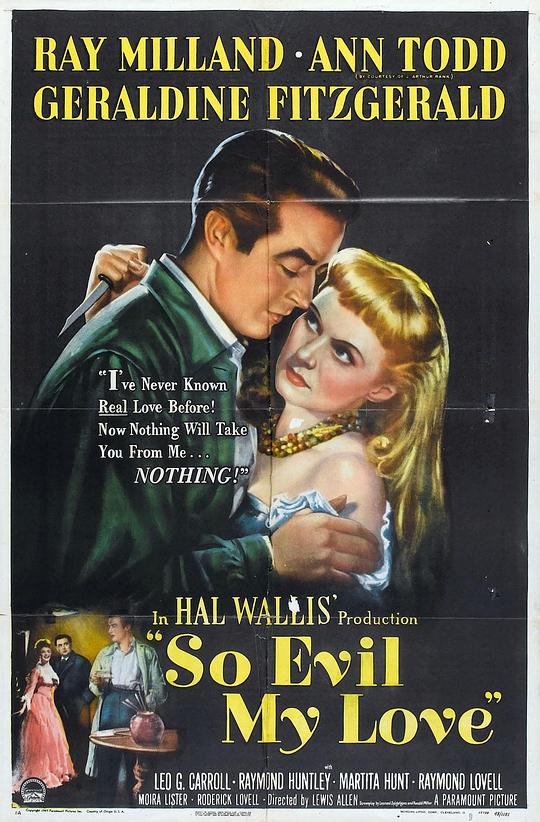 痴心女子负心郎 So Evil My Love (1948)