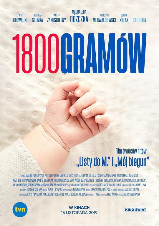 1800 gramów  (2019)