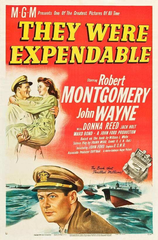菲律宾浴血战 They Were Expendable (1945)