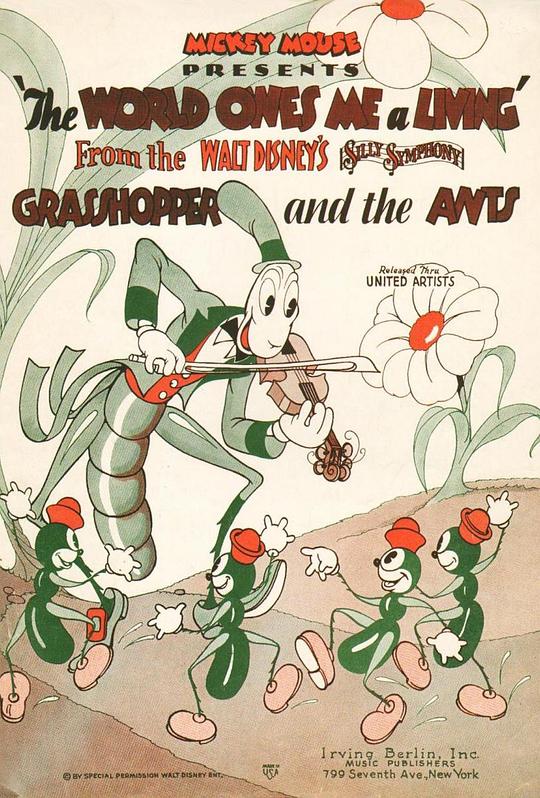 蚱蜢与蚂蚁 The Grasshopper and the Ants (1934)