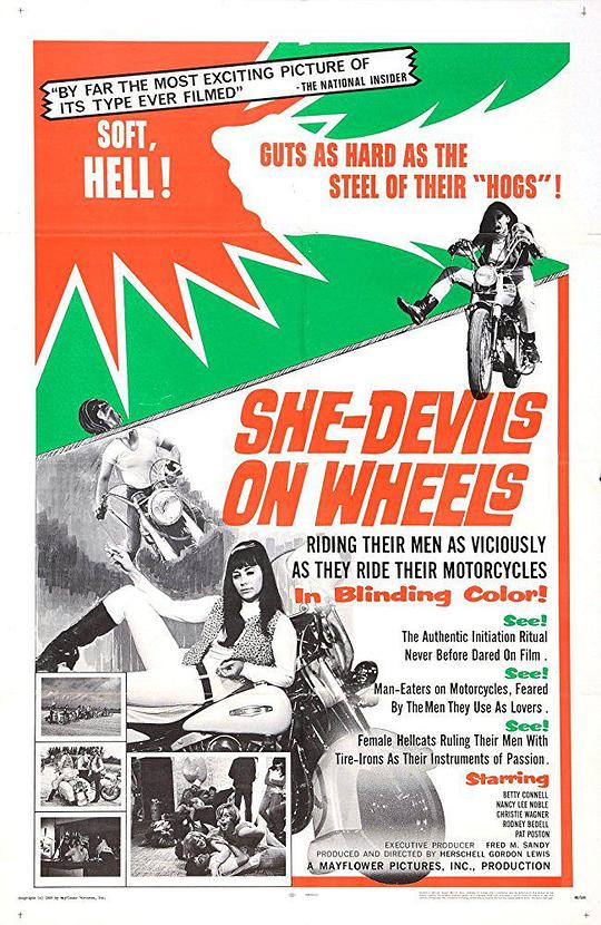 摩托魔女 She-Devils on Wheels (1968)